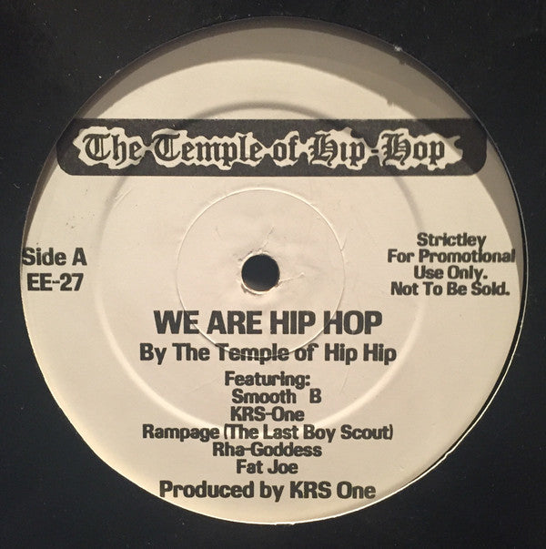 The Temple Of Hiphop : We Are Hip Hop (12", Promo)