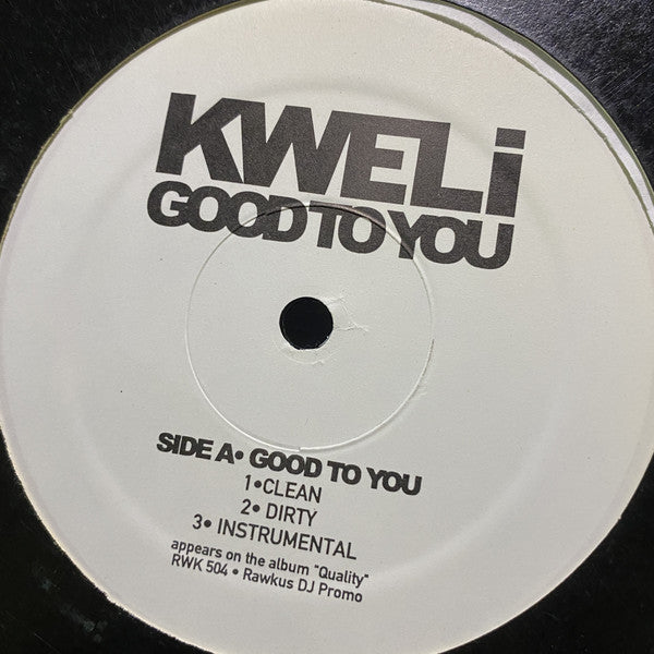 Talib Kweli : Good To You / Put It In The Air (12", Single, Promo)