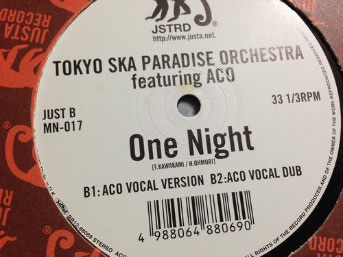 Tokyo Ska Paradise Orchestra : One Night (12", Single)