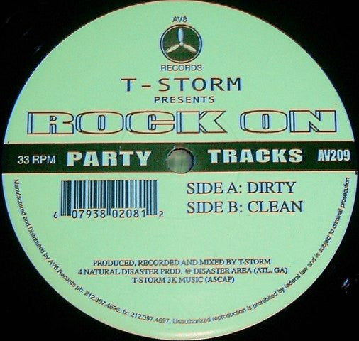 T-Storm : Rock On (12")