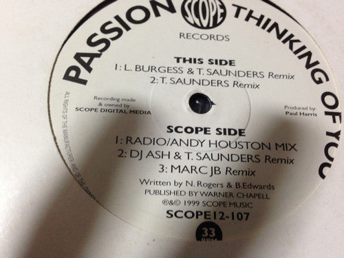 Passion (17) : Thinking Of You (12")
