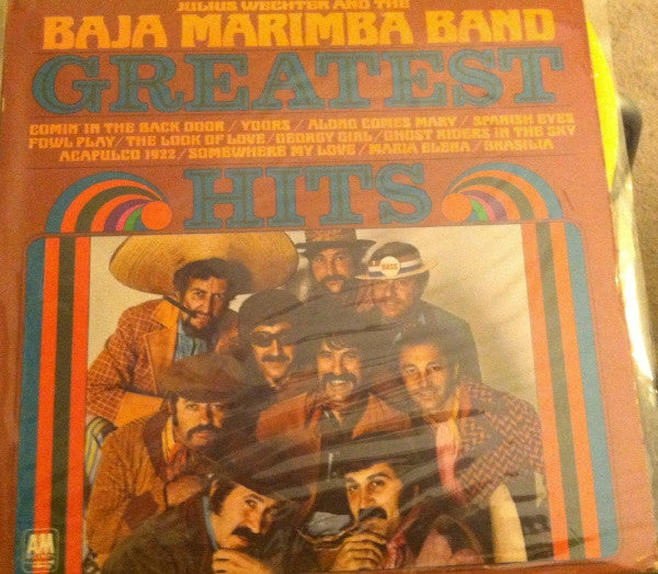 Julius Wechter And Baja Marimba Band : Greatest Hits (LP, Album, Comp, Promo, Gat)