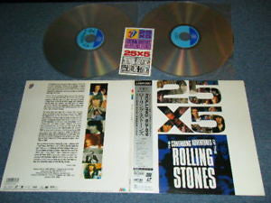 The Rolling Stones : Rolling 63-89 (2xLaserdisc, 12", NTSC, Gat)