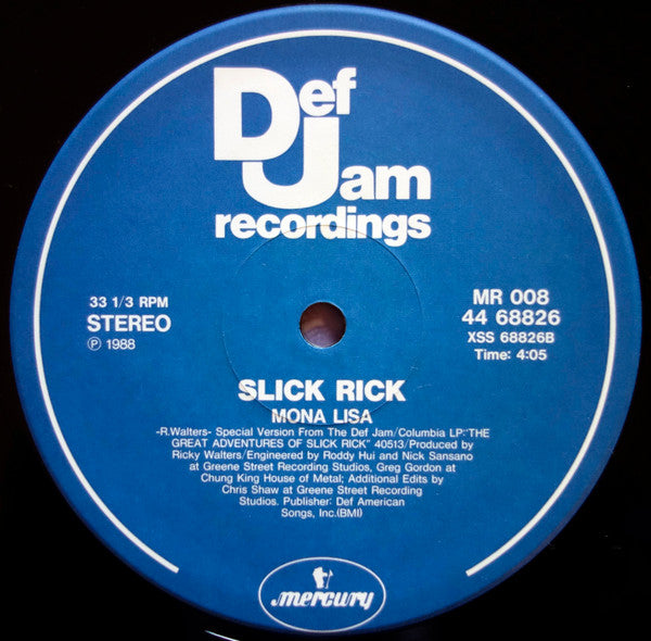 Slick Rick : Hey Young World / Mona Lisa  (12", RE)