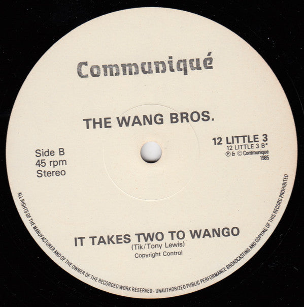The Wang Bros. : While My Guitar Gently Weeps (12")