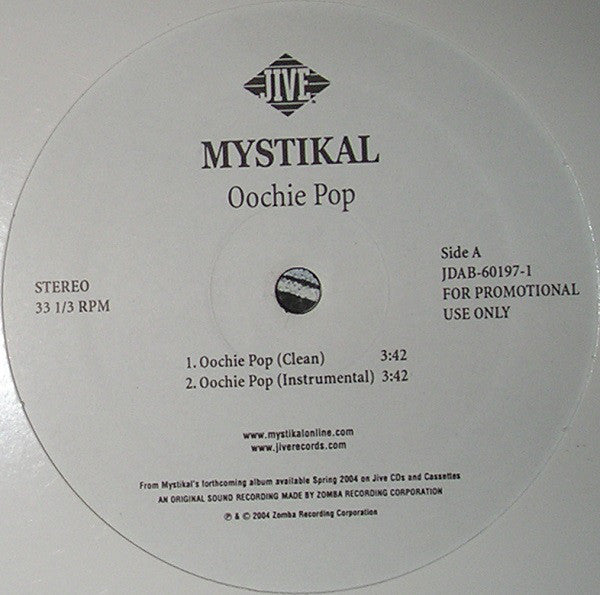 Mystikal : Oochie Pop (12", Promo)
