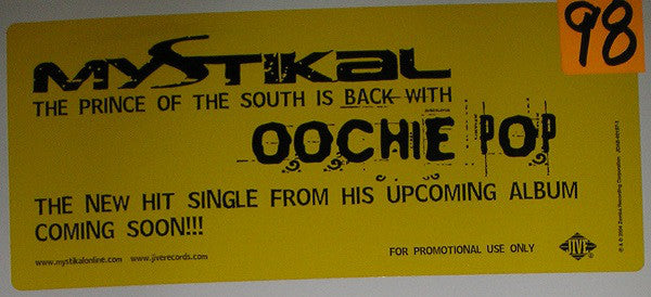 Mystikal : Oochie Pop (12", Promo)