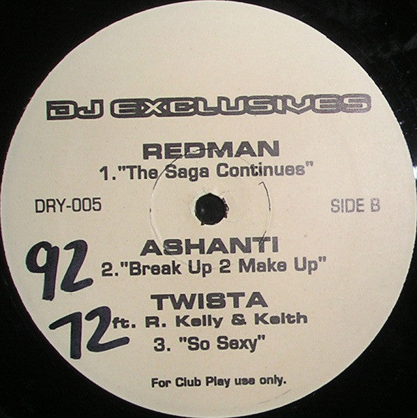 Various : DJ Exclusives (12", Unofficial)