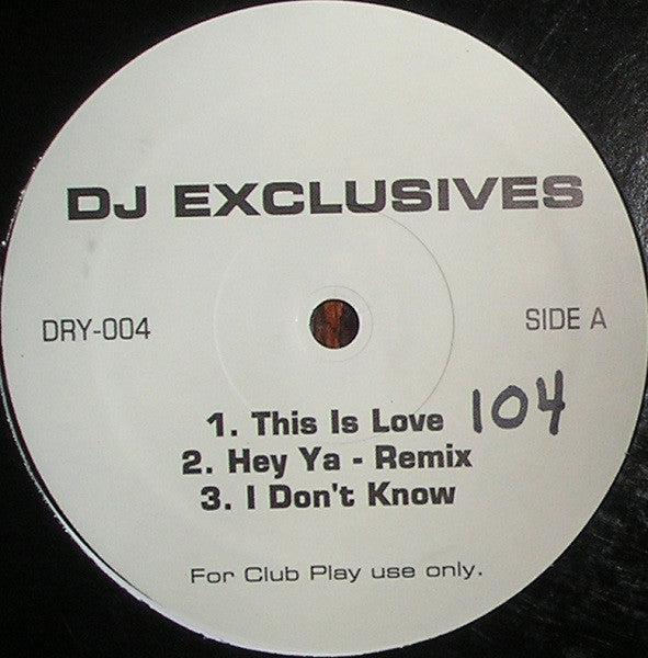 Various : DJ Exclusives (12", Unofficial)