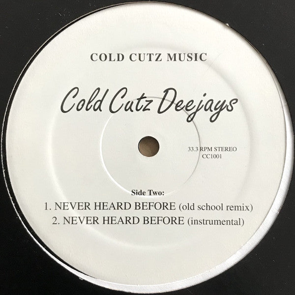 Cold Cutz Deejays : Hip-Hop vs. Rap Megamix (12")