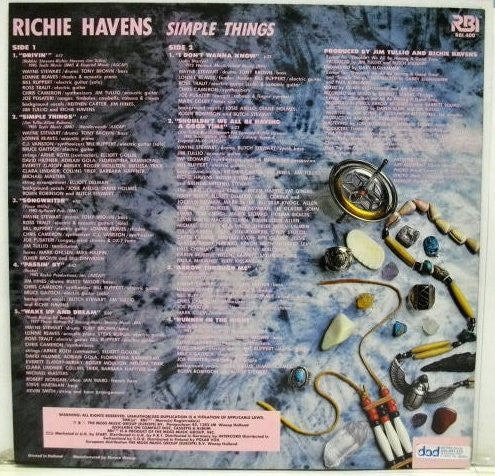Richie Havens : Simple Things (LP, Album)