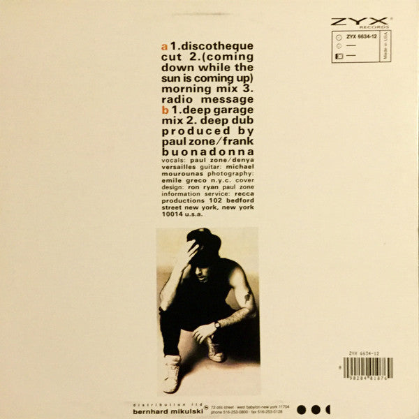 Paul Zone : Love Is The Message (12", Maxi)