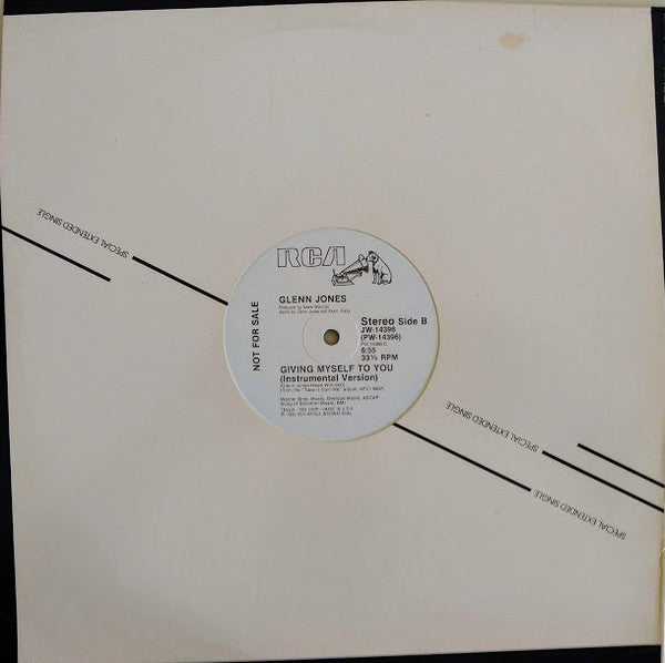 Glenn Jones : Giving Myself To You (Bi-Coastal Mixes) (12", Single, Promo)