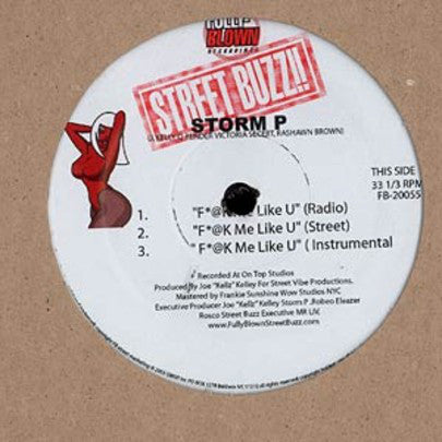 Storm P. Featuring Tony Yayo, 50 Cent : F*@K Me Like U / Great 1´s (12", Single)