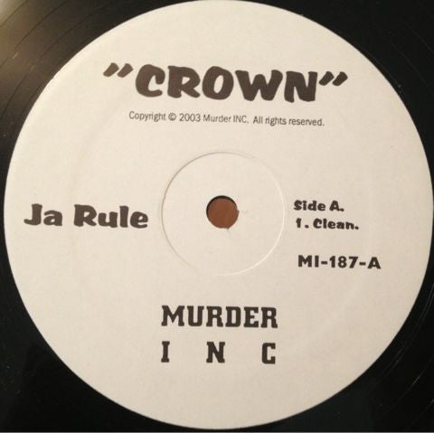 Ja Rule : Crown (12", Single)