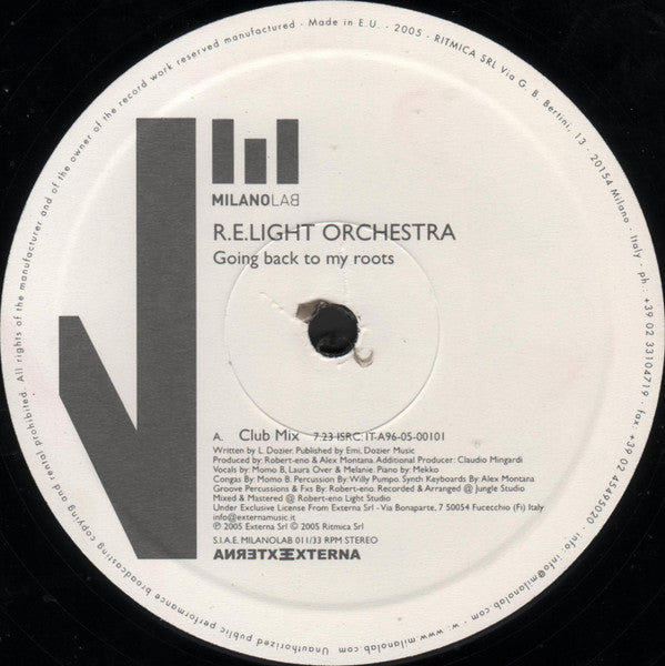 R.E.Light Orchestra : Going Back To My Roots (12")
