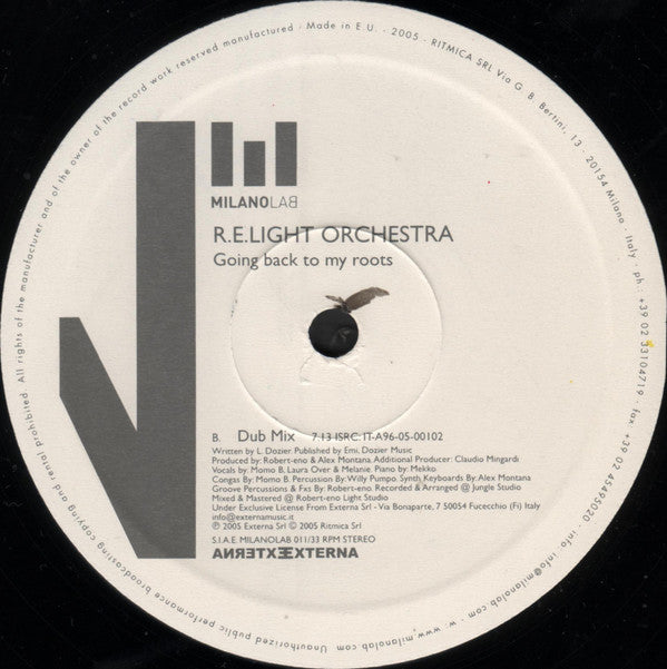 R.E.Light Orchestra : Going Back To My Roots (12")