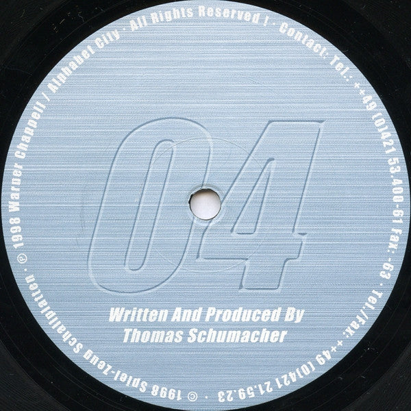 Thomas Schumacher : Rhythmatic (12")