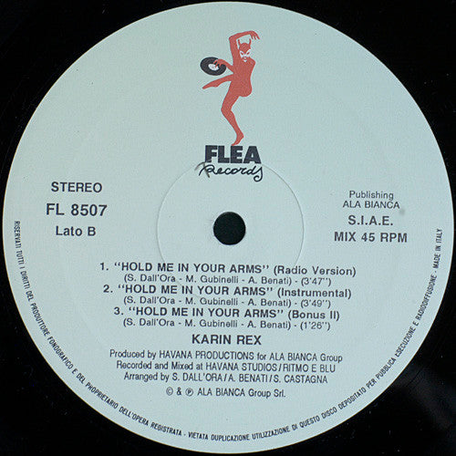 Karin Rex : Hold Me In Your Arms (12")