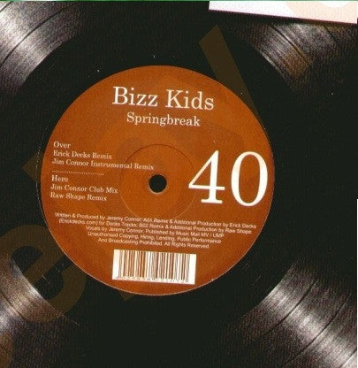 Bizz Kids : Springbreak (12")