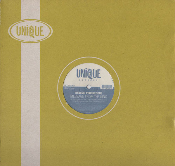 Dynamo Productions : Message From The King (12")