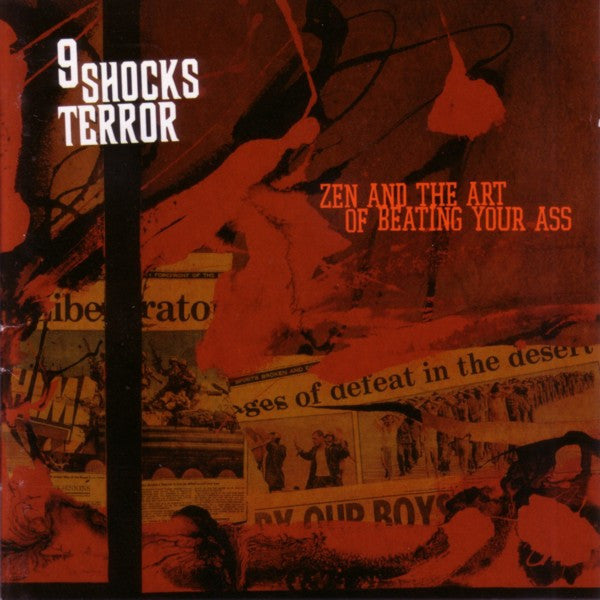 9 Shocks Terror : Zen And The Art Of Beating Your Ass (LP, RE, RM, Bub)