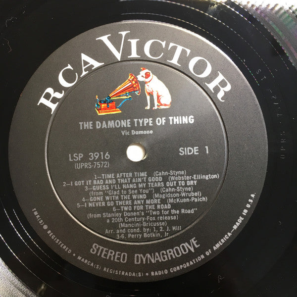 Vic Damone : The Damone Type Of Thing (LP, Album)
