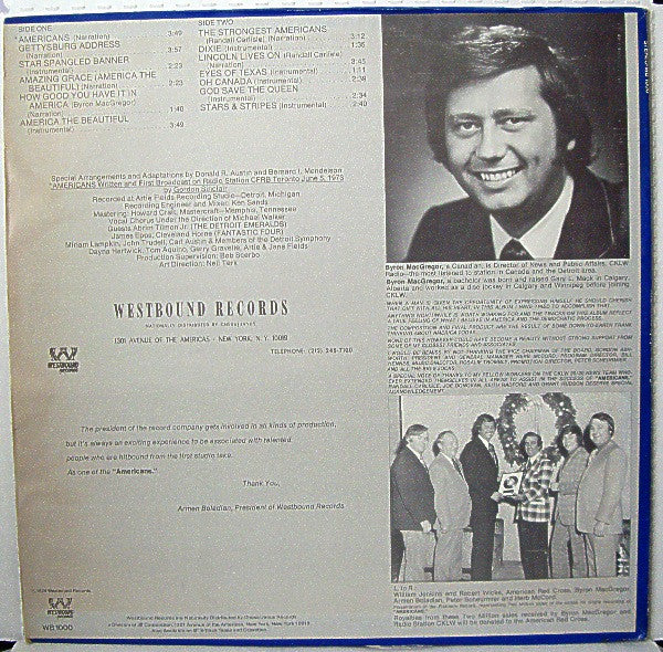 Byron MacGregor : Americans (LP, Album)