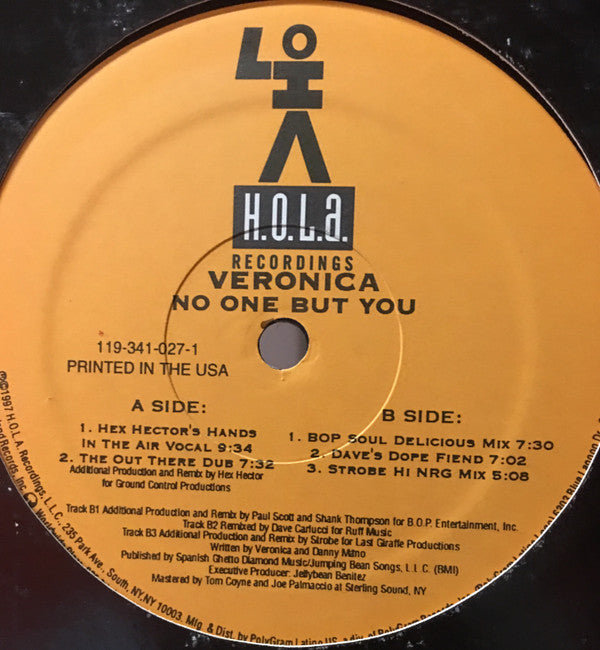 Veronica : No One But You (12")