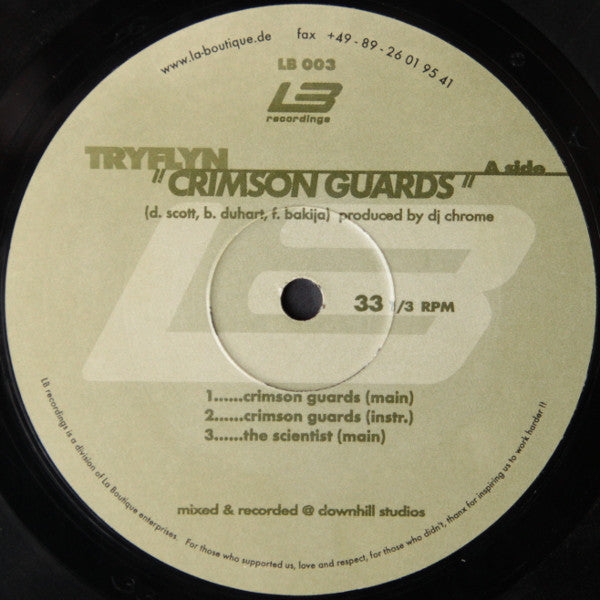 Tryflyn : Crimson Guards / The Scientist (12")