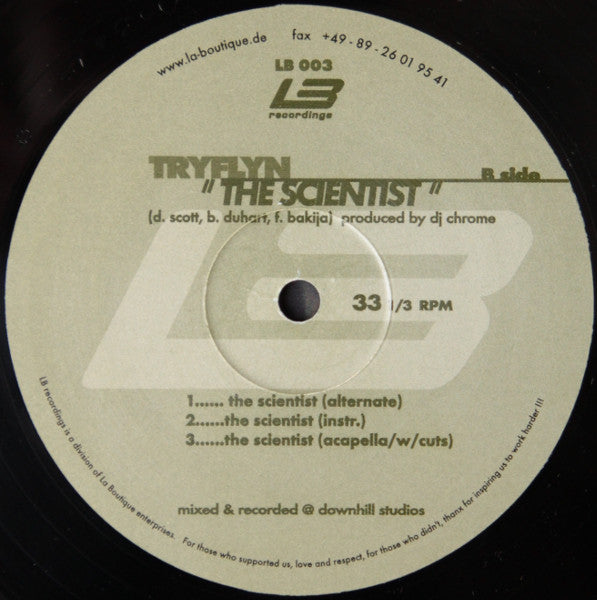 Tryflyn : Crimson Guards / The Scientist (12")
