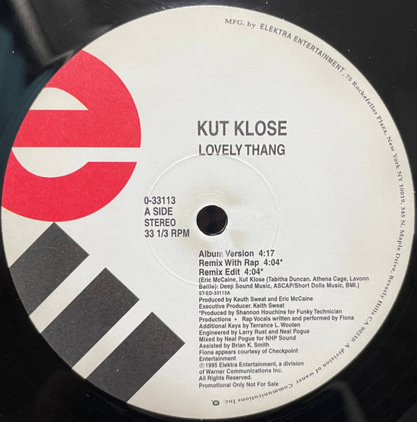 Kut Klose : Lovely Thang (12", RE)