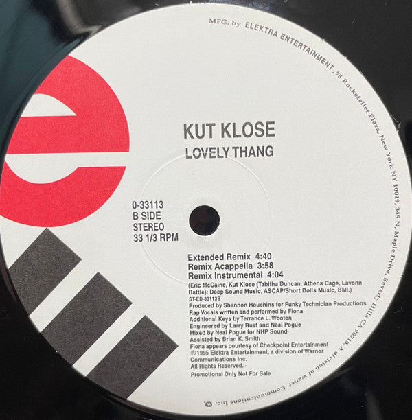 Kut Klose : Lovely Thang (12", RE)