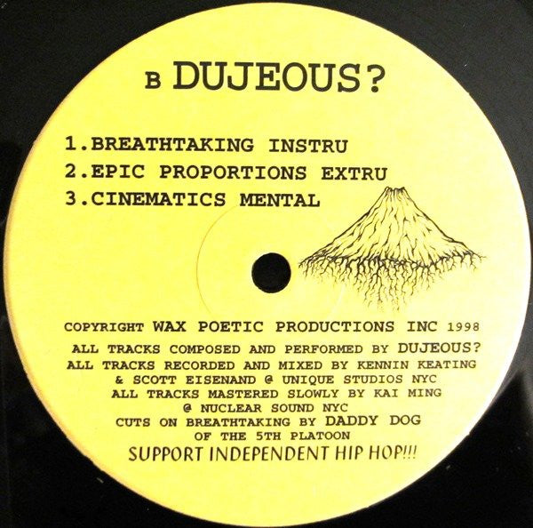 Dujeous? : Dujeous? EP (12")