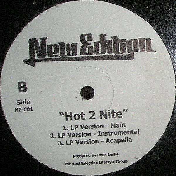 New Edition : Hot 2 Nite (12")