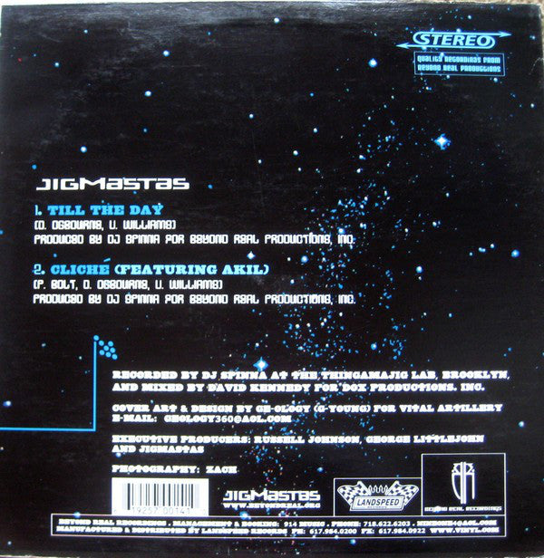 Jigmastas : Till The Day / Cliché (12")