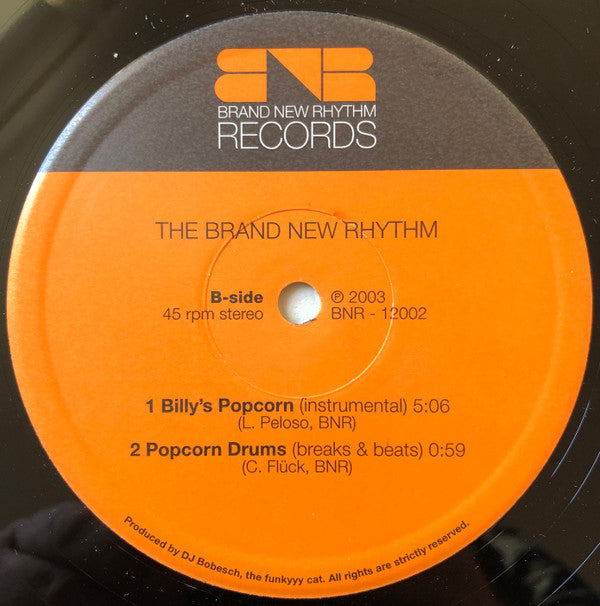 Brand New Rhythm : Billy's Popcorn (12")