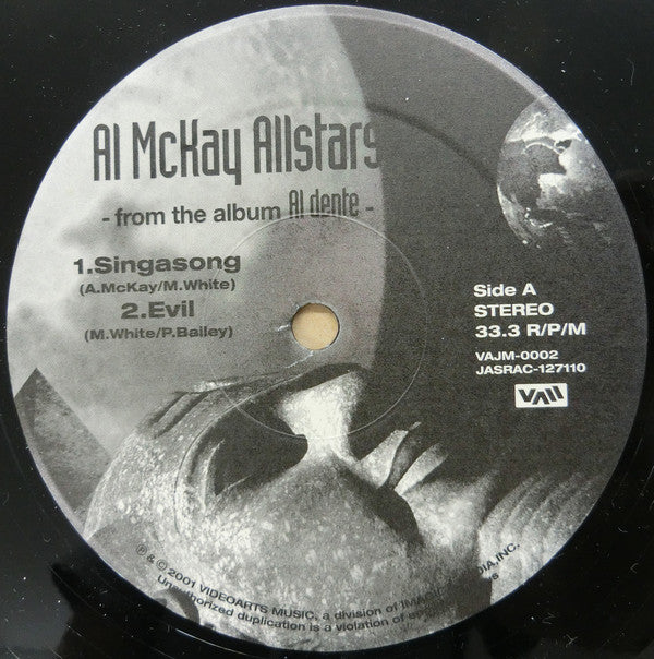 Al McKay Allstars : Singasong (12", Smplr)