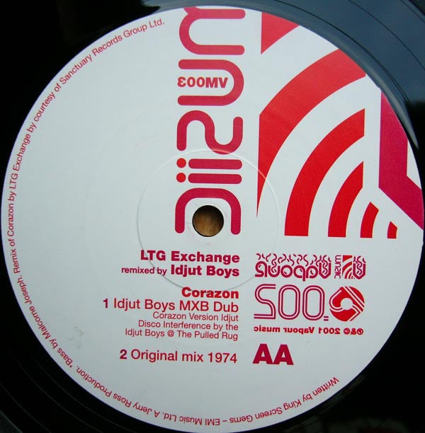 LTG Exchange Remixed By Idjut Boys : Corazon (12")