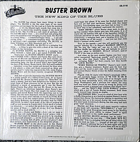 Buster Brown : The New King Of The Blues (LP)