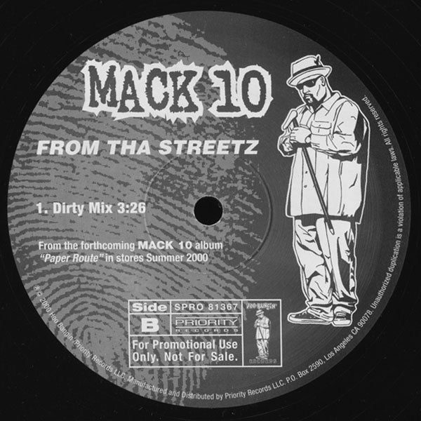 Mack 10 : From Tha Streetz (12", Promo)
