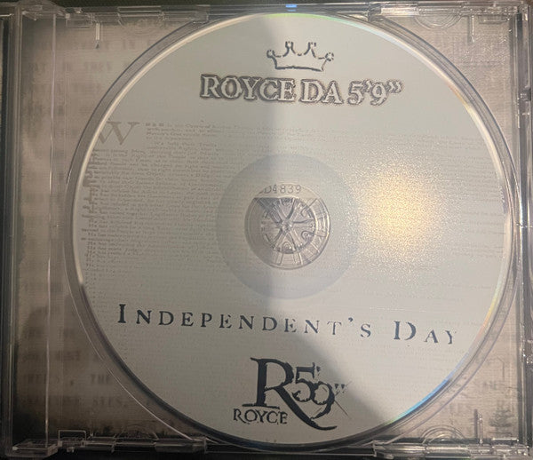 Royce Da 5'9" : Independent's Day (CD, Album)