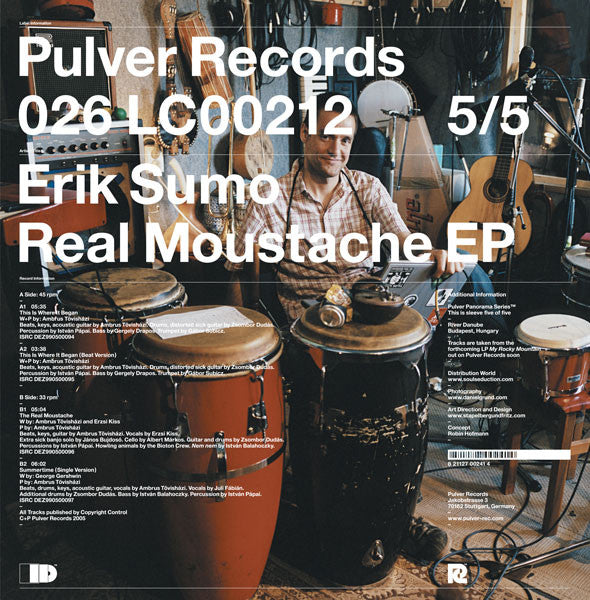Erik Sumo : Real Moustache EP (12", EP)