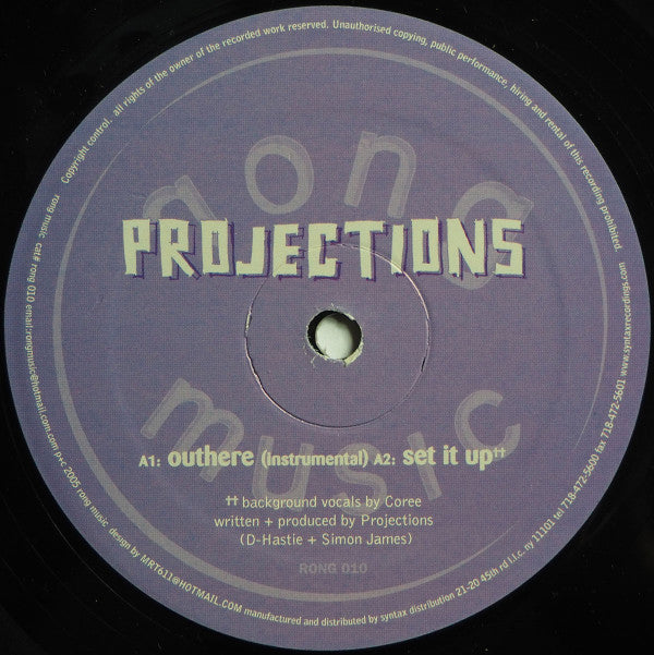 Woolfy / Projections : Split EP (12")