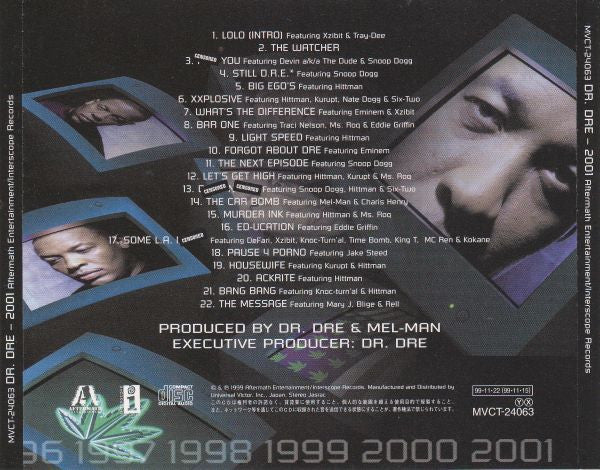 Dr. Dre : 2001 (CD, Album)