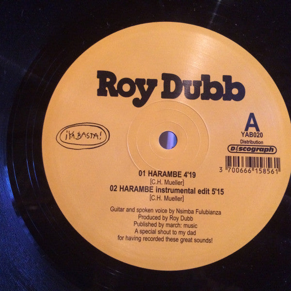 Roy Dubb : Harambe / Kelele (12")
