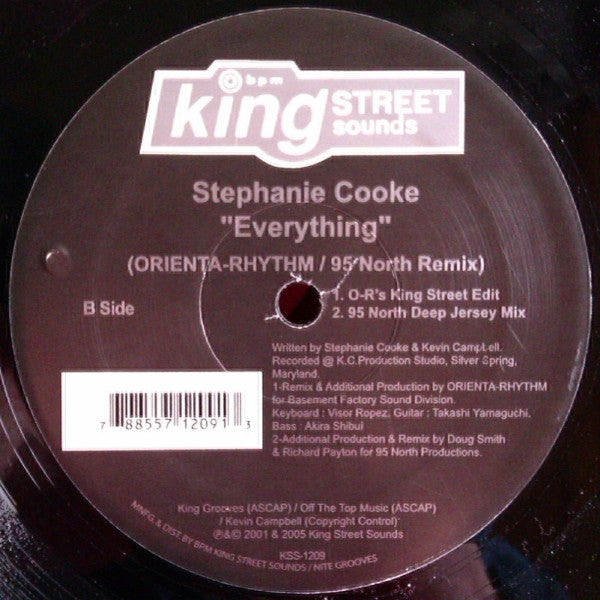 Stephanie Cooke : Everything (12")
