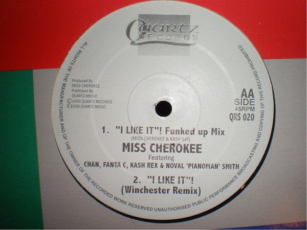 Miss Cherokee : "I Like It"! (12", Single)