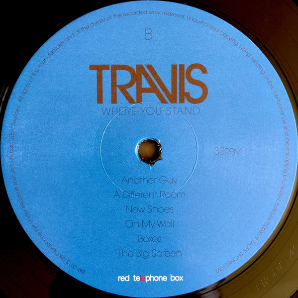 Travis : Where You Stand (LP, Album, Gat)