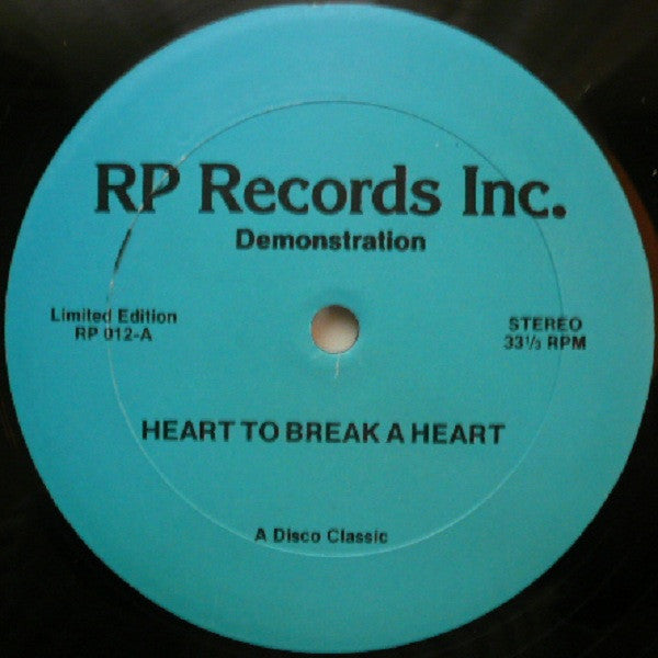 France Joli / Cory Daye : Heart To Break A Heart / Pow Wow (12", Unofficial)